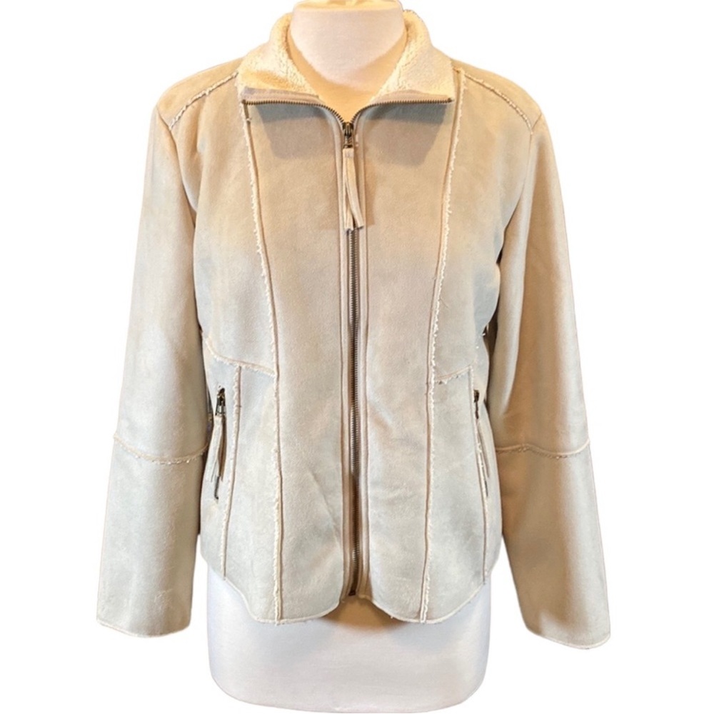 Chico's Faux Suede Jacket